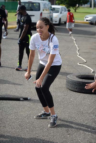 Lionel Rookwood/PhotographerThe Gleaner's Fit 4 Life boot camp with Sweet Energy Fitness Club at Jacaranda Homes in Inswood, St Catherine on Saturday, November 25, 2017