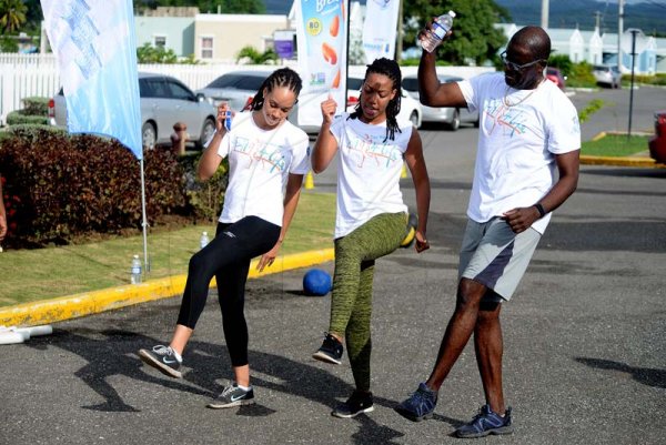 Lionel Rookwood/PhotographerThe Gleaner's Fit 4 Life boot camp with Sweet Energy Fitness Club at Jacaranda Homes in Inswood, St Catherine on Saturday, November 25, 2017