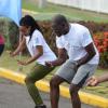 Lionel Rookwood/PhotographerThe Gleaner's Fit 4 Life boot camp with Sweet Energy Fitness Club at Jacaranda Homes in Inswood, St Catherine on Saturday, November 25, 2017