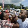 Gladstone Taylor / Photographer

l-r water drinking competition as seen at the shoppers fair food month promotion in Harbour View on saturday