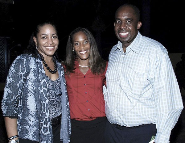 Colin Hamilton/Freelance Photographer
From left, Avril Leonce, Bridgette Foster-Hylton and Patrick Hylton at the opening of the Gardner Chiropractic and Neurology at 1 Braemar Ave, New Kingston on Thursday June 7, 2012.