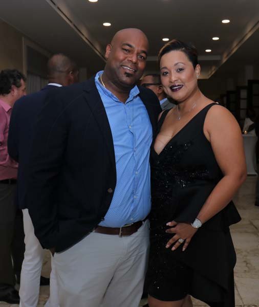 Ashley Anguin Photo/ContributedFrom L- Dwight Crawford (Councillor of Spring Gardend) poses with his wife Rhezinho