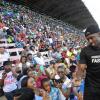 Ricardo Makyn/Staff Photographer 
  Usain Bolt taking time out for the fans  at the 2015 Gibson/McCook relays held at the National Stadium on Saturday 28.2.2015