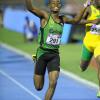 Ricardo Makyn/Staff Photographer 
Calabar's Christopher Taylor descimating the field to carru His team to victory in the Boys Class 2 , 4x400   at the 2015 Gibson/McCook relays held at the National Stadium on Saturday 28.2.2015