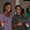 Janet Silvera Photo
?
From L- Kimico Wilson, Karla Kellier and Kim Chin raise their glasses in a toast to?bass guitarist Taddy Ps 'Gimme di Bass' album launch at Blue Beat, Montego Bay?last Thursday night