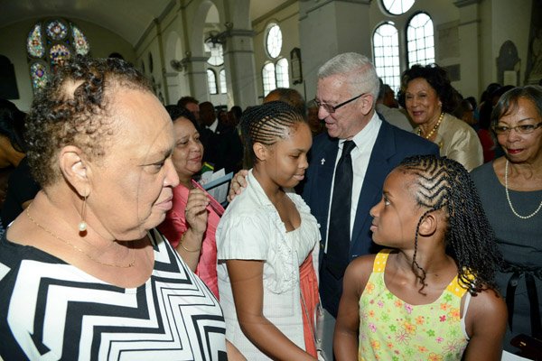 Rudolph Brown/Photographer
Gleaner 180  anniversary Church service at the Kingston parish Church on Sunday, August 31, 2014