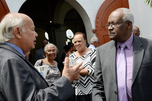Rudolph Brown/Photographer
Gleaner 180  anniversary Church service at the Kingston parish Church on Sunday August 31, 2014