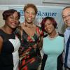 Rudolph Brown/Photographer
Christopher Barnes, Managing Director of the Gleaner pose with from left Nicolette McLeary, Sandra Brown Bennett and Janice Levy at The Gleaner sales awards ceremony at the Terra Nova Hotel in Kingston on Monday, January 20, 2014