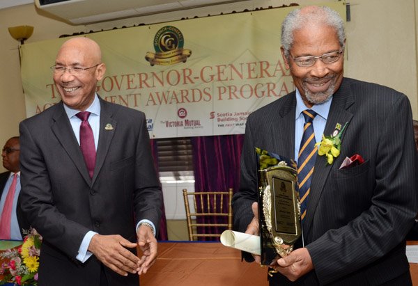 Rudolph Brown/Photographer
GG presents award to Alfred Grant at the Governor General’s Achievement Award for the County of Surrey presentation Ceremony for recipients on Thursday, September 25, 2014