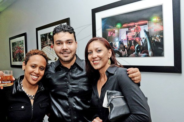 Winston Sill/Freelance Photographer
Hennessy 250th Anniversary Bartender Competition Finale, held at J. Wray and Nephew Head Office, Dominica Drive, New Kingston on Thursday night January 29, 2015. Here are Chesna Haber (left); Jared Samuel (centre), Brand Manager, Hennessy; and Fernanda Fernandez (right).