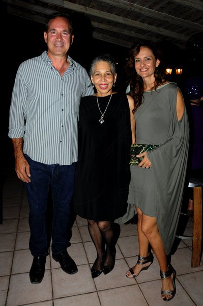 Winston Sill / Freelance Photographer
Justice Hillary Phillips celebrates her Birthday with Family and Friends with a party, held at Puls8, Trafalgar Road on Sundaynight March 3, 2013. Here are Christopher Issa (left); Justice Phillips (centre); and Kimberly Issa (right).