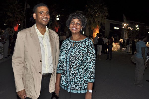 Janet Silvera Photo
 
Doctors Selbourne and Claudine Hemmings at the unveiling of ATL Autohaus' 2012 Honda CRV at their Bogue industrial centre in Montego Bay last Thursday night