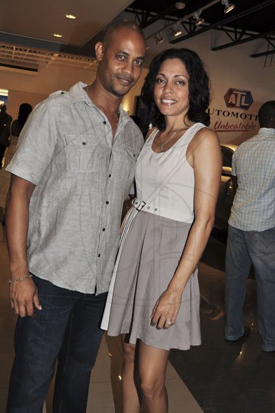 Janet Silvera Photo
 
Marlon and Shari Edwards at the unveiling of ATL Autohaus' 2012 Honda CRV at their Bogue industrial centre in Montego Bay last Thursday night
