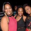 Rudolph Brown/Photographer
From left are Karen Lynford, Juliana Brock and Jodi-Ann Creary pose at the Insurance Association of Jamaica Christmas in November red and black party at the Guardian Life car park in New Kingston on Saturday,  November15-2014.