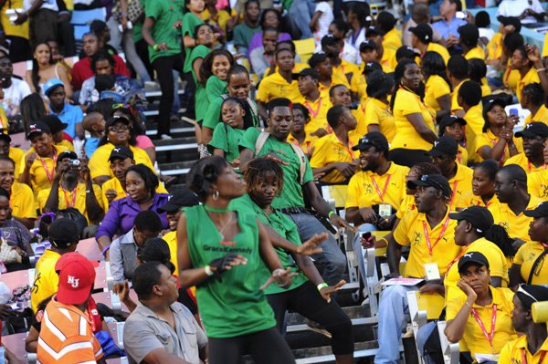Ricardo Makyn/Staff Photographer
Performances at the openning Ceremony for  t the Boys and Girls Championships at the National Stadium on Friday 30.3.2012