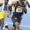 Ian Allen/Photographer
Delano Williams of Munro College winning heat 1 of the Class 1 Boys 200m at Champs 2013.