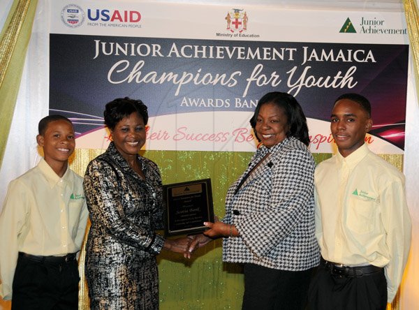 Winston Sill/Freelance Photographer
Junior Achievement Jamaica (JAJ) Champions for Youth Awards Banquet, held at the Terra Nova All-Suite Hotel, Waterloo Road on Thursday May 30, 2013.