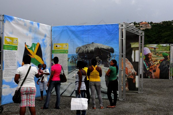Winston Sill / Freelance Photographer
Jamaica 50 Golden Jubilee Village opens, held at Independence Park on Wednesday August 1, 2012.