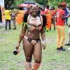 Jermaine Barnaby photoEntertainer Stacious at Jamaica Carnival r.oad March on Hope Road in Kingston