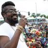Jermaine Barnaby/Freelance Photographer
Beenie Man performing for the massive crowd at Jamaica carnival road march on Sunday April 23, 2017.