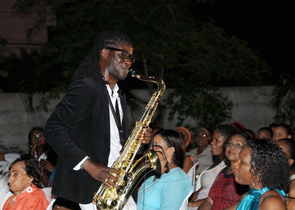 Winston Sill/Freelance Photographer
Jazz In The Gardens Concert, held at the Jamaica Pegasus Hotel, New Kingston on SZunday July 7, 2013. Here is Damon Riley.