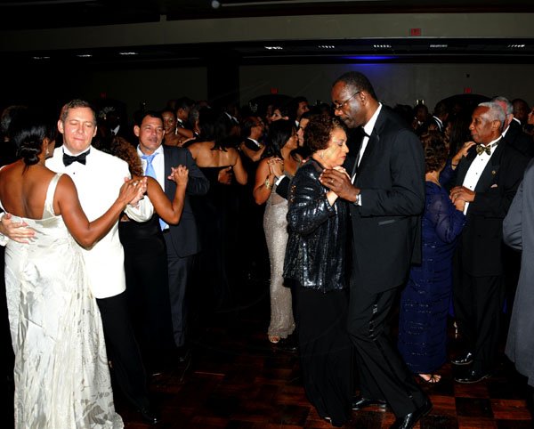 Winston Sill / Freelance Photographer
At times, there was very little room on the dance floor at the Jamaica Chamber of Commerce 30th annnual Grand Charity Ball.

The Civic Affairs Committee of the ,  held at the Jamaica Pegasus Hotel, New Kingston on Saturday night November 5, 2011.