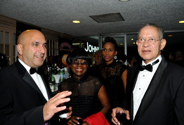 Winston Sill / Freelance Photographer
Jamaica Chamber of Commerce (JCC) 31st Annual Awards Ceremony, held at the Jamaica Pegasus Hotel, New Kingston on Thursday night March 21, 2013. Here are Chris Zacca (left); Lorna Golding (second left); Annm?? Golding (second right); and Bruce Golding (right).
