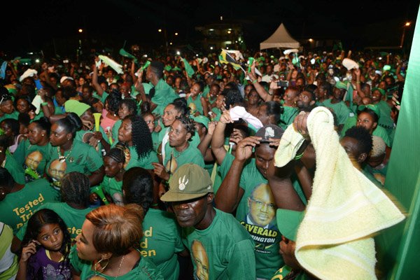 Ian Allen/Photographer
Jamaica Labour Party(JLP) Mass meeting in Old Harbour, St.Catherine.