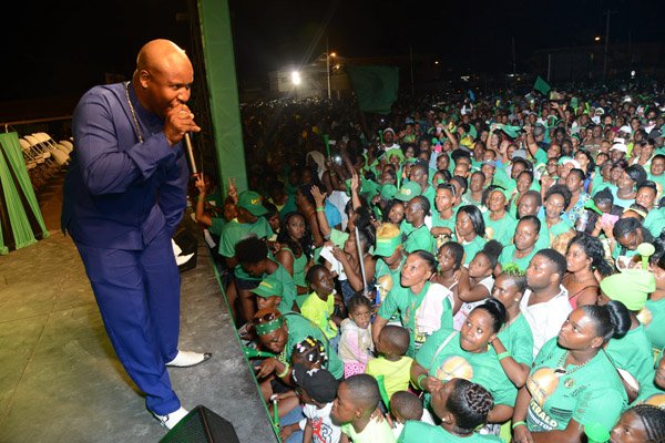 Ian Allen/Photographer
Jamaica Labour Party(JLP) Mass meeting in Old Harbour, St.Catherine.