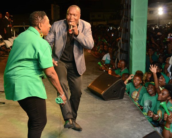 Ian Allen/Photographer
Jamaica Labour Party(JLP) Mass meeting in Old Harbour, St.Catherine.