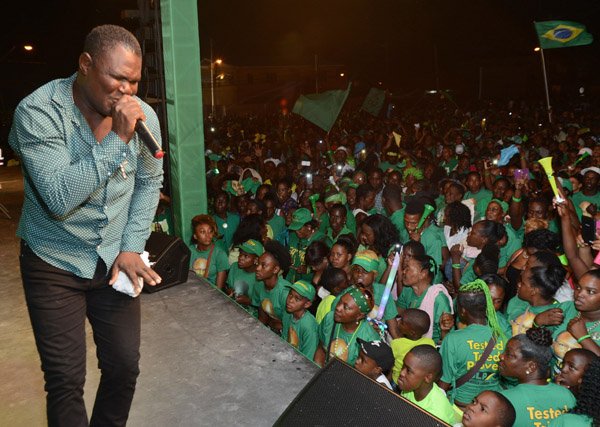 Ian Allen/Photographer
Jamaica Labour Party(JLP) Mass meeting in Old Harbour, St.Catherine.