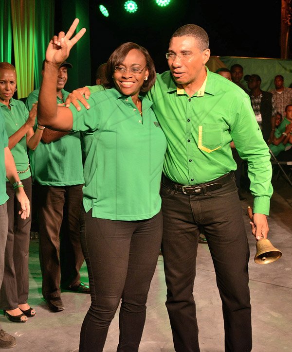 Ian Allen/Photographer
Jamaica Labour Party(JLP) Mass meeting in Old Harbour, St.Catherine.
