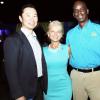 *** Local Caption *** Starting from left- Seiji Kawamura (Chairman of the Board, JPS) poses with Kelly Tomblin (CEO and President, JPS) and Keith Garvey (VP Customer Service and Communications)