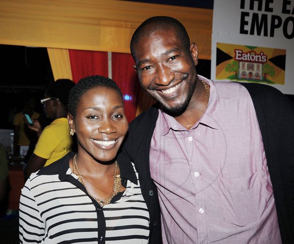 Jermaine Bailey and his lovely wife Keisha, proprieters of Toss & Roll were out and about feeling the foodie vibes at Kgn Kitchen on Saturday.
