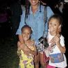 Winston Sill/Freelance Photographer
Maria Hitchins shares the spotlight with her daughter Milan Russell (left) and niece Jordanne Hitchins (right) at Kgn Kitchen Night Market on Saturday night.