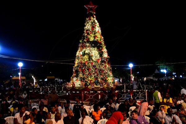 Winston Sill/Freelance Photographer
Kingston and St. Andrew Corporation (KSAC) Christmas Tree Lighting Ceremonyand Concert, held at St. William Grant Park, Downtown, Kingston on Wednesday night December 3, 2014.