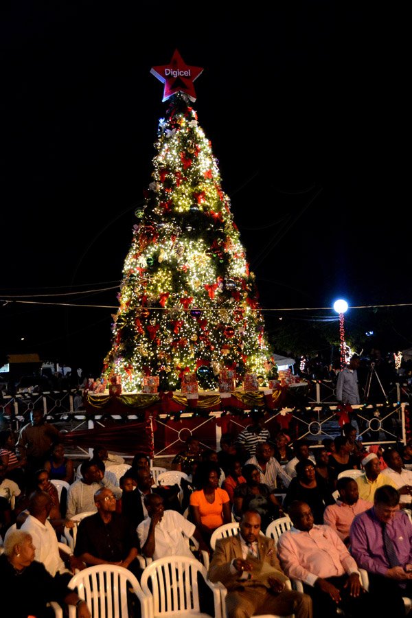 Winston Sill/Freelance Photographer
Kingston and St. Andrew Corporation (KSAC) Christmas Tree Lighting Ceremonyand Concert, held at St. William Grant Park, Downtown, Kingston on Wednesday night December 3, 2014.