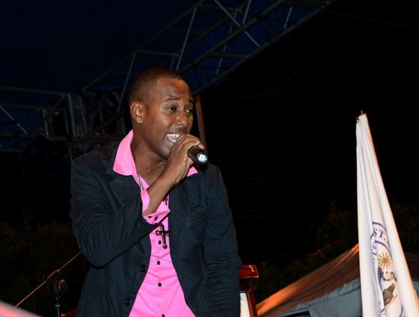 Winston Sill/Freelance Photographer
Kingston and St. Andrew Corporation (KSAC) Christmas Tree Lighting Ceremony and Concert, held at St. William Grant Park, Downtown, Kingston on Wednesday night December 3, 2014. Here is Trevon Clarke of KSAC performing.
