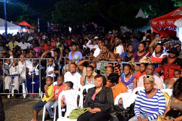 Winston Sill/Freelance Photographer
Kingston and St. Andrew Corporation (KSAC) Christmas Tree Lighting Ceremony and Concert, held at St. William Grant Park, Downtown, Kingston on Wednesday night December 3, 2014.