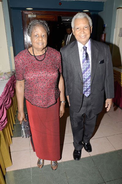 Rudolph Brown/Photographer
Fred Green and his wife Marva make their stylish arrival.
************************************************************************* at the Lay Magistrates Association of Jamaica (Kingston Chapter) Annual Banquet at the Wyndam Kingston Hotel on Saturday, September 24-2011
