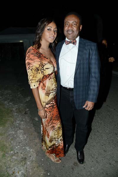 Rudolph Brown/Photographer
Phillip Paulwell and his wife to be at the Luminous new year's Eve party at Hope Gardens on Tuesday, December 31, 2013