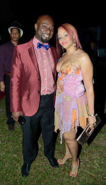 Rudolph Brown/Photographer
Garth Walker and his wife Kimisha pose at the Luminous new year's Eve party at Hope Gardens on Tuesday, December 31, 2013