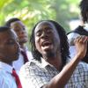 Rudolph Brown/Photographer
Glenmuir High School Choir perform at the Floral Tribute commemorating the 125th Anniversary of the birth The Rt. Excellent Marcus Mosiah Garvey, Jamaica National Hero at the National Heroes Park in Kingston on Friday, August 17-2012