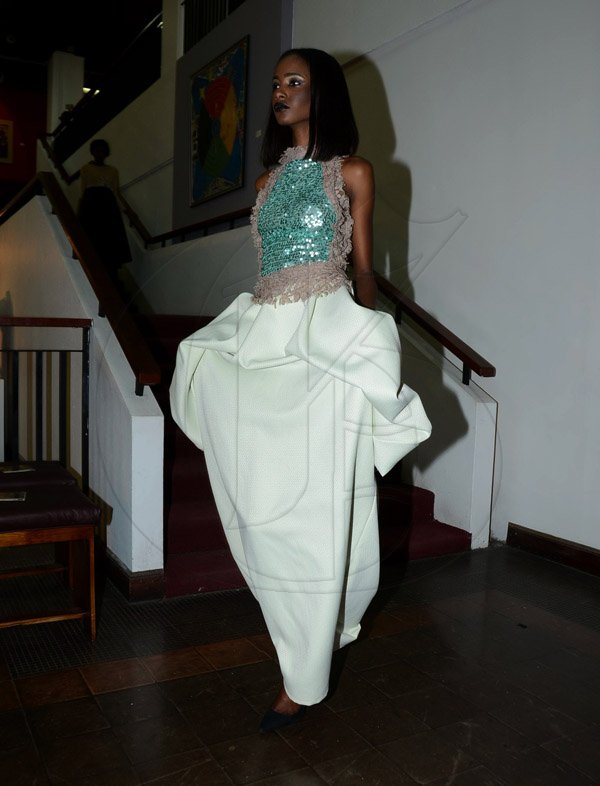 Winston Sill/Freelance Photographer
Saint International presents The International Mecca of Style Fashion Show, held at the National Gallery, Downtown, Kingston on Saturday night May 23, 2015.