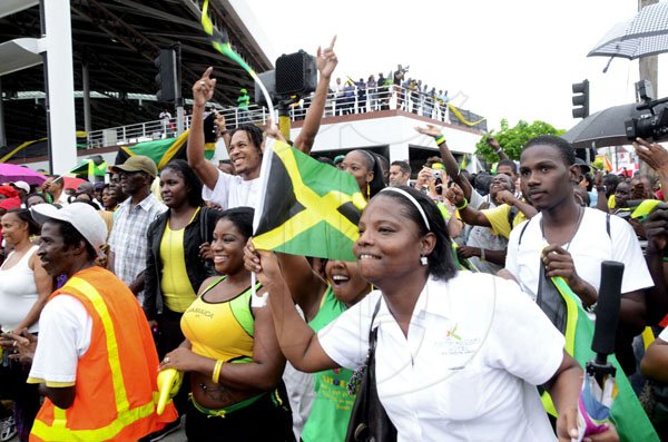Jamaica GleanerGallery|Mens 100m sprint and Medal Ceremony|Rudolph ...