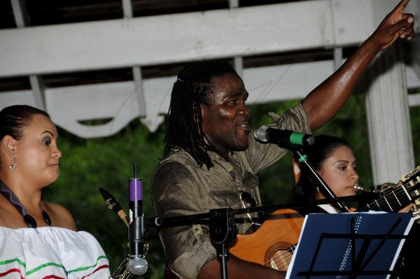 Winston Sill / Freelance Photographer
The Embassy of Mexico in Jamaica, in celebratioon of the 202nd Anniversary of Independence presented the Banda Show Vinto Tinto in Concert, "A Musical Journey Through the Different Regions of Mexico", held at Devon House, Hope Road on Sunday September 16, 2012.
