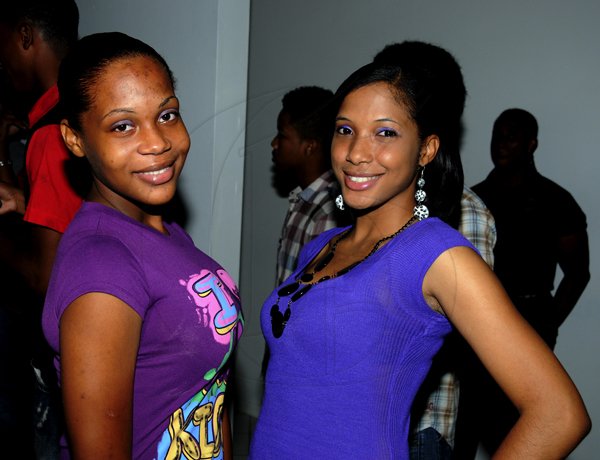 Winston Sill / Freelance Photographer
Miss Jamaica World 2011 Model Competition, held at Club Privilage, Trinidad Terrace, New Kingston on Tuesday August 9, 2011. Here are Tameka Brown (left); and Janine Hyatt (right).