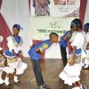 Jermaine Barnaby/Photographer

Drews Avenue Primary students do Quadrille dancing at  Miss Lou's 94th Birthday Anniversary Celebrations organised by the Jamaica Cultural Development Commission (JCDC), at the Loiuse Bennett Garden Theatre, Hope Road, St Andrew on Saturday.