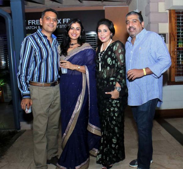 Ashley Anguin Photo<\n>From L-Power Couples Haresh and Vindu Ramchandani with Vijay and Niki Samtani <\n><\n><\n><\n><\n>