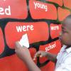 Ian Allen/Photographer
Word Wall Opening at Mount Olivet Primary School in Manchester on Friday.